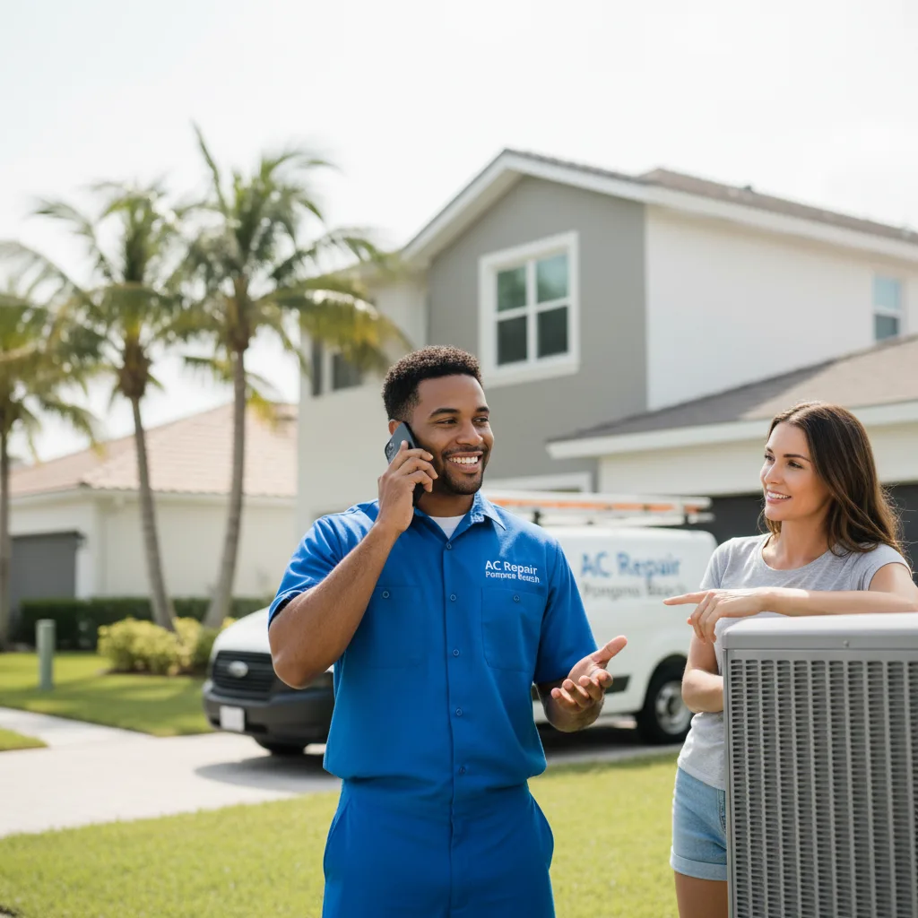 AC Repair Pompano Beach customer support in Farmersburg